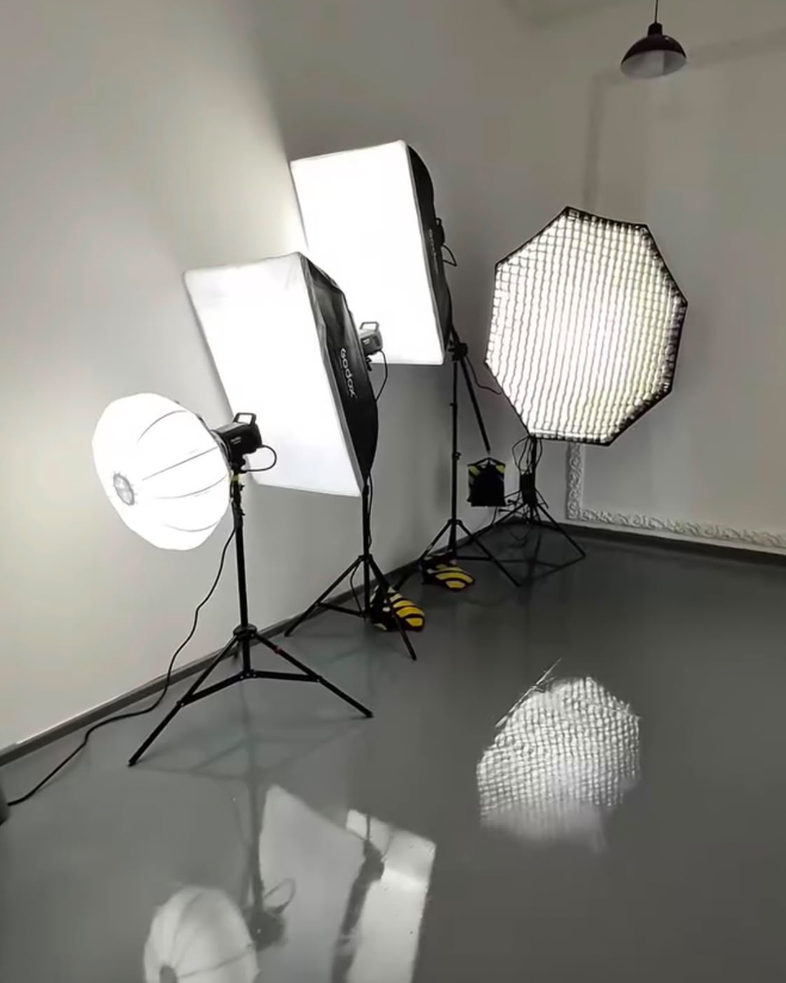 Iluminación del estudio f1.2
